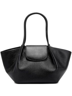 Genuine Cowhide Leather Tote Bag Women Large Work Satchel Purse